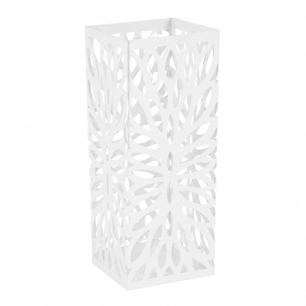 Paragüero Metálico NORDIQ - Diseño Moderno y Funcional para Hogar u Oficina - Color Blanco