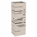 Paragüero Metálico Moderno y Decorativo - Ideal para Hogar y Oficina - Color Beige