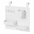 Set de Toalleros Adhesivos de Acero Inoxidable para Cocina y Baño - Negro