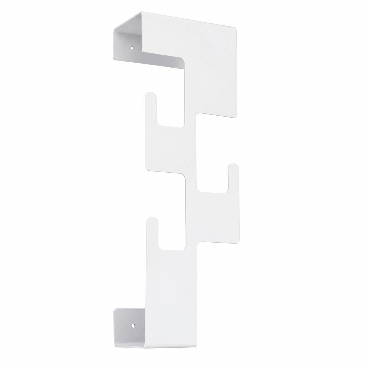 Perchero de Pared de Metal con 5 Ganchos - Disponible en Negro, Blanco y Gris