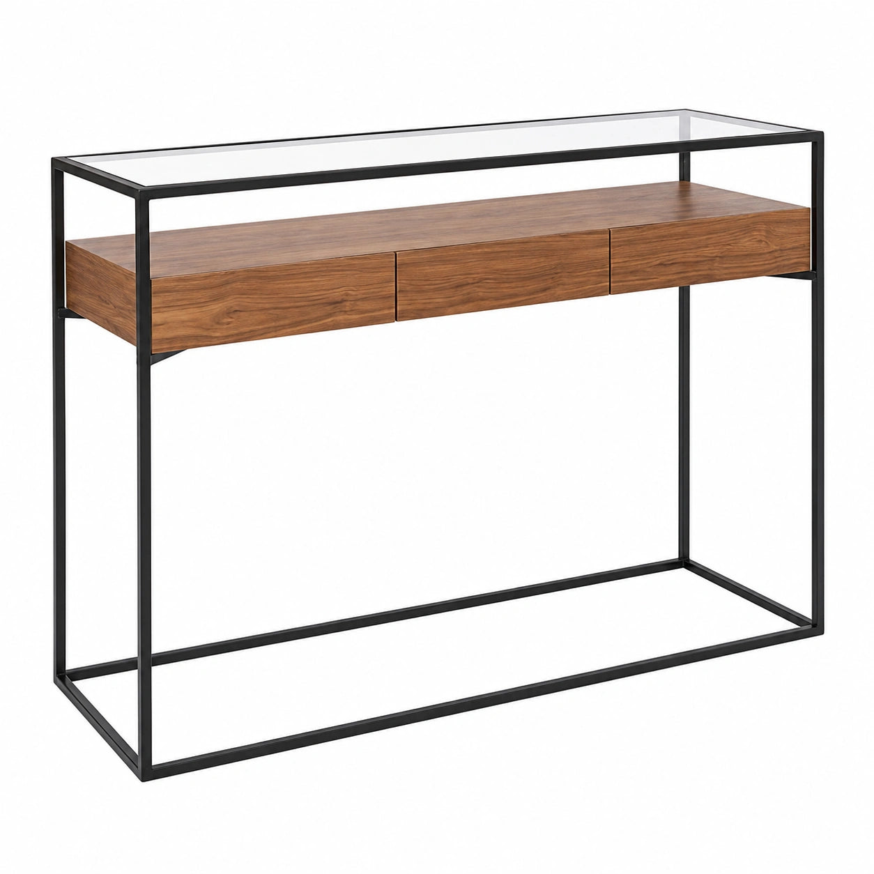 Mesa Pequeña de Madera Maciza para Porche con Almacenamiento Nórdico